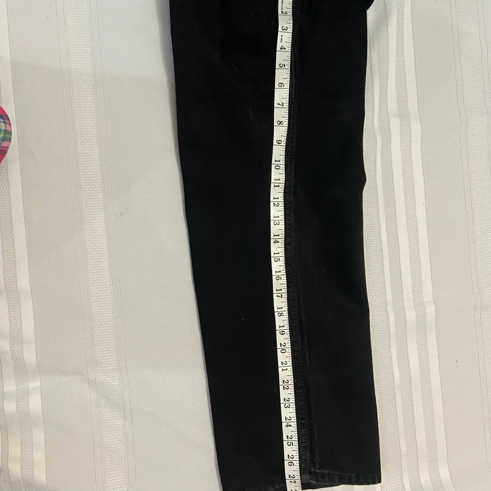 LEVI’S 505 Black Mens Bootcut Jeans EUC Size 40 x 29